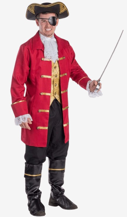 Elite Pirate Captain Costume - Adult - Choose Size
