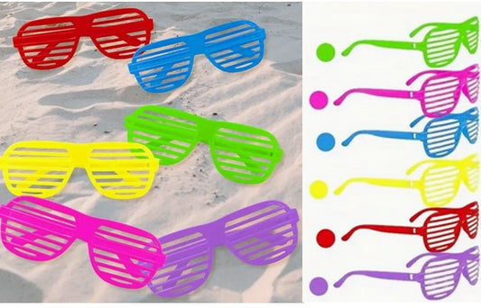 Sunglasses Shudder Shades 6 Color 6 Pack