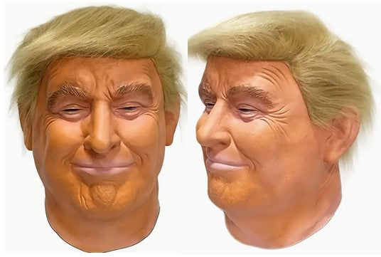 Mask Satirical Donald Trump With Hair
