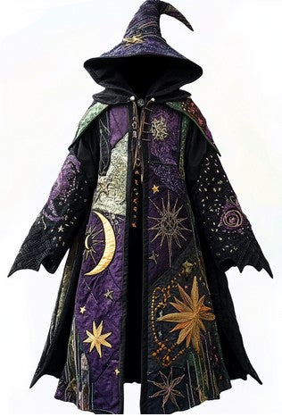 Wizard Element Moon and Stars - Adult 2XL