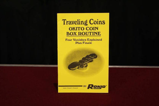Traveling Coins - Okito Coin Box Routine by Ronald Diamond by Ronjo - Book (M8/M7)