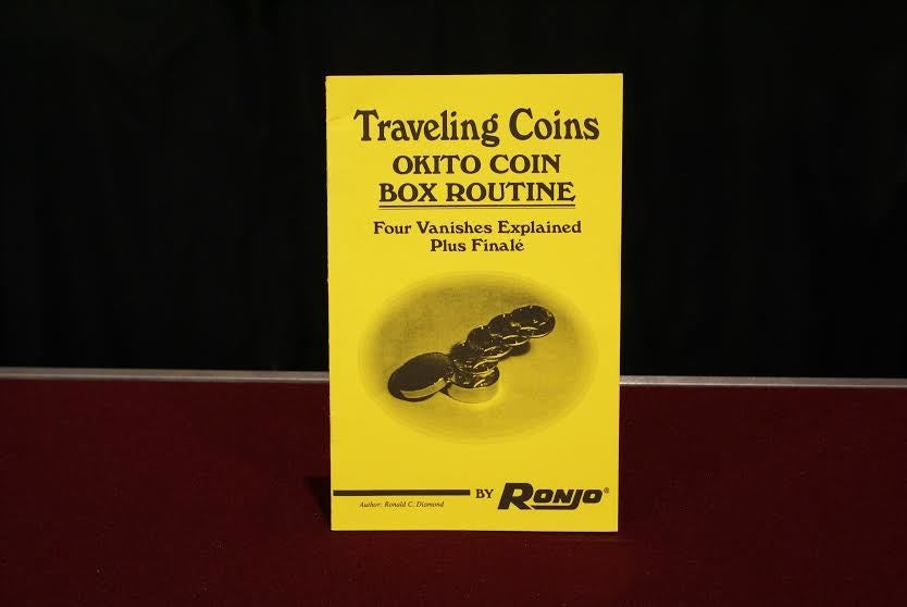 Traveling Coins - Okito Coin Box Routine by Ronald Diamond by Ronjo - Book (M8/M7)