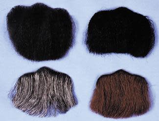 3 Point Beard - Human Hair - Choose Color