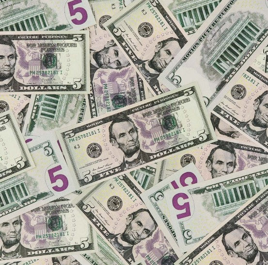 RealAged® Full Print New Series Prop Money - Sold Individually: Choose Denomination