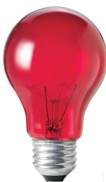 Bulbrite Red Party Bulb 25Watts 120v Incandescent Vintage New Stock