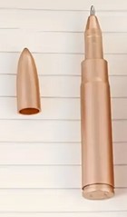 Bullet Pen Blue Ink 3.35 inch