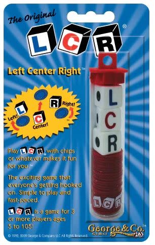 LCR Left Center Right – Ronjo's Magic and Costumes
