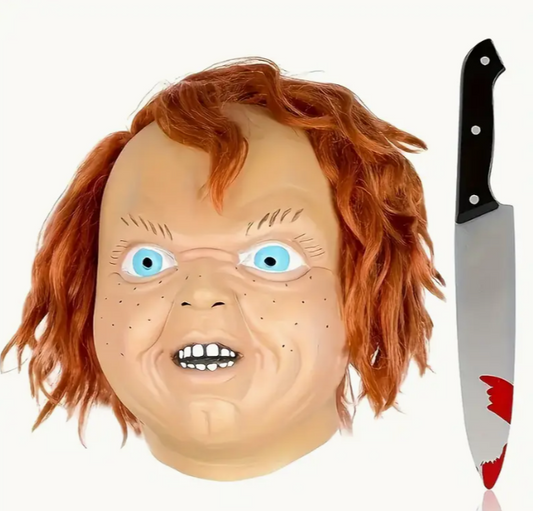 Mask Scary Chuck - With Knife