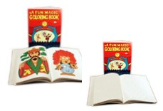 Pre-Owned Fun Magic Coloring Book and Blank Book Set by Royal Magic