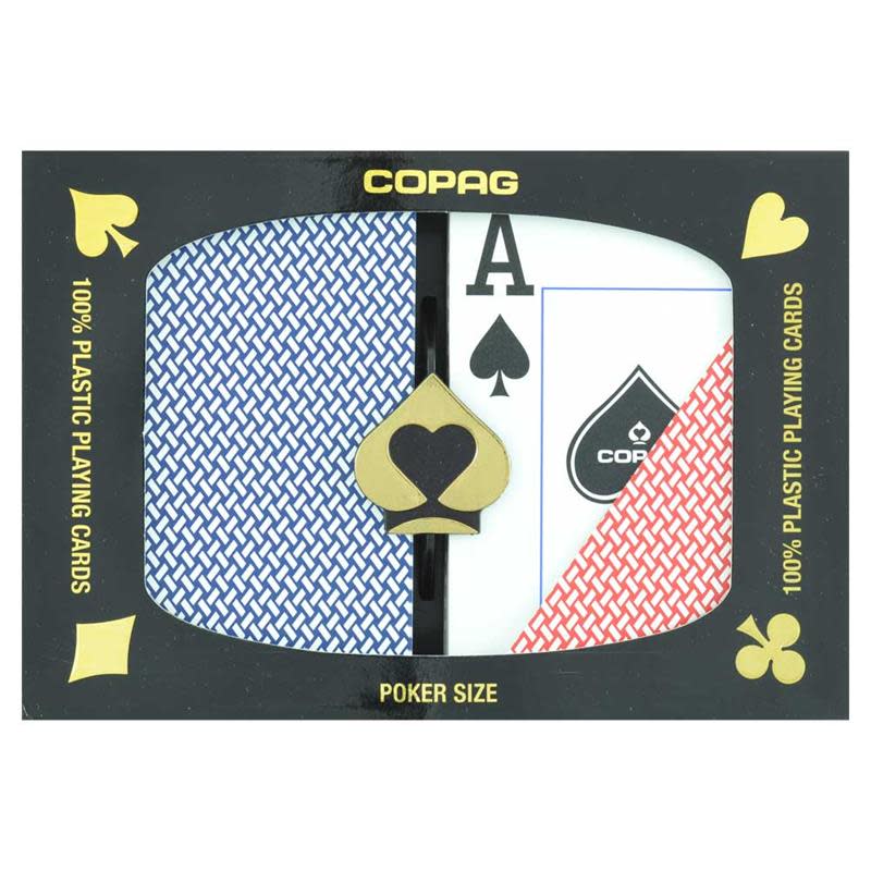 Copag Poker Size Jumbo Index Export Red/Blue