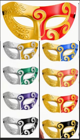 Eye Mask Fancy Flower Assorted Colors