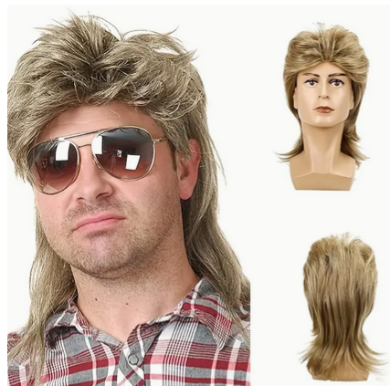 Mullet Mixed Blonde Wig