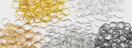 4mm Jump Rings 170 pcs. - Mixed Colors