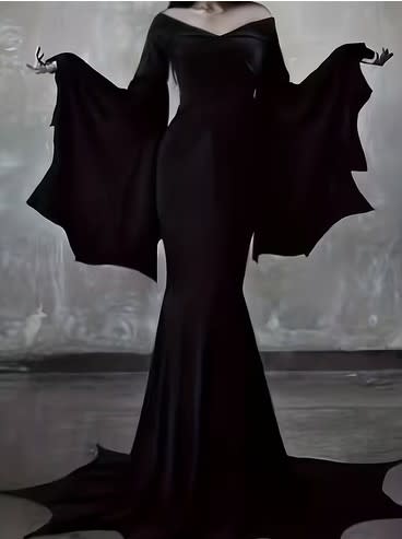 Gothic Dress Black - Choose Size