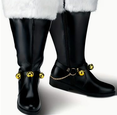 Santa Boots With Bell Strap Size 11