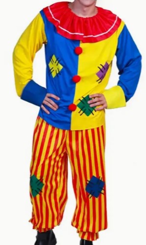 Patches The Clown Adult Medium 38