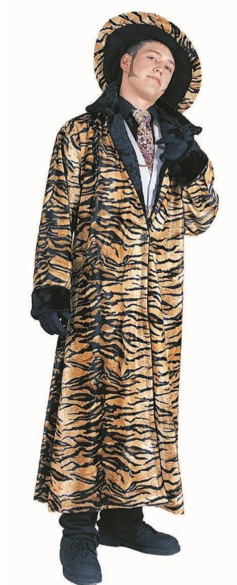 Male Tiger Pimp Coat and Hat - Adult 40-42