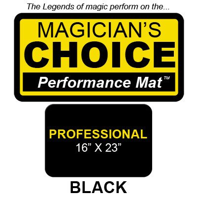 Movie Performance Mat Professional Close- up Mat Black Performance – Ronjo's Magic and Costumes