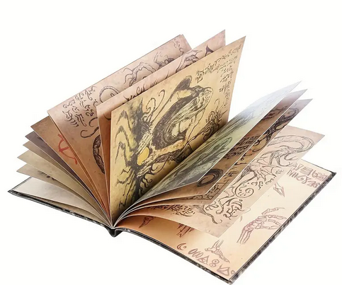 Necronomicon Book Of The Dead - Printed Pages 10 in x 6 in