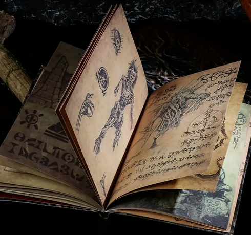 Necronomicon Book Of The Dead - Printed Pages 10 in x 6 in