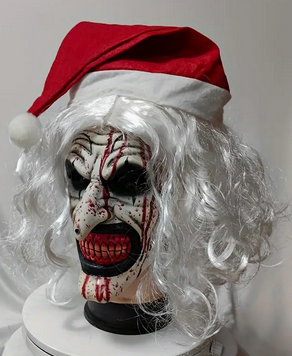 Mask Terrifying Clown Santa