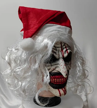 Mask Terrifying Clown Santa