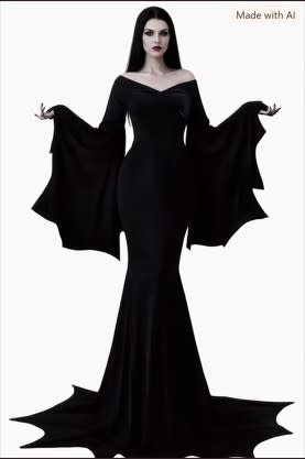 Gothic Dress Black - Choose Size