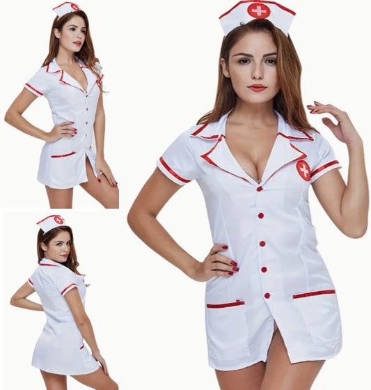Sexy Nurse Dress Adult Medium