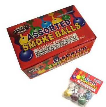 Smoke Balls Assorted Colors 6ct