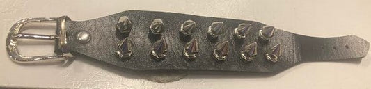 Spike Wrist Band 2 Row With Strap