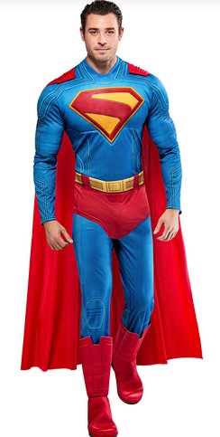 Superman  Deluxe Adult | Choose Size