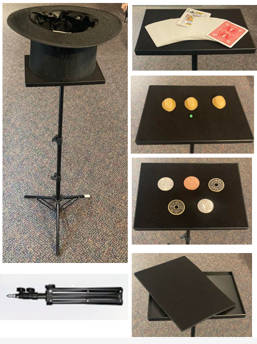 Instant Tabletop And Tripod w/Close Up Mat – Ronjo's Magic and Costumes