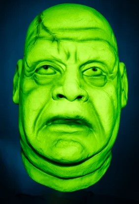 Mask Don Post Tor Johnson Glow-in-the-Dark Vinyl by Trick or Treat Studios