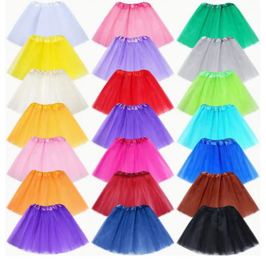 Tutu 3 Skirt - One Size Choose Color