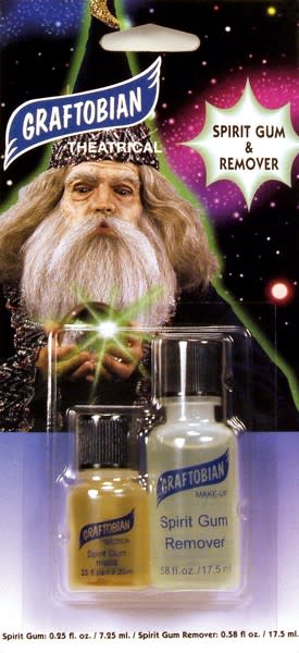 Graftobian Spirit Gum and Remover Combo Pack, 1/4 oz. & 1/2 oz.