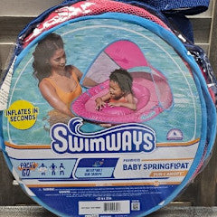 Swimways Premium Baby Springfloat Sun Canopy Pink 9-24 months