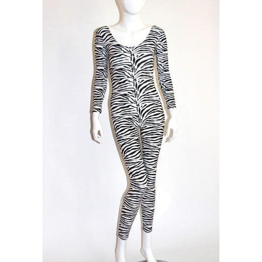 Adult Zebra Unitard